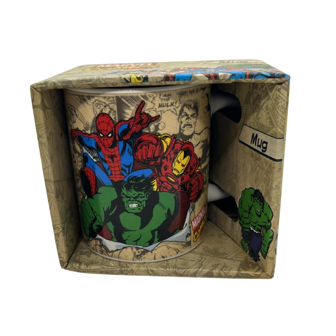 Marvel Comics Mug Spiderman, Hulk, Ironman - New in Box