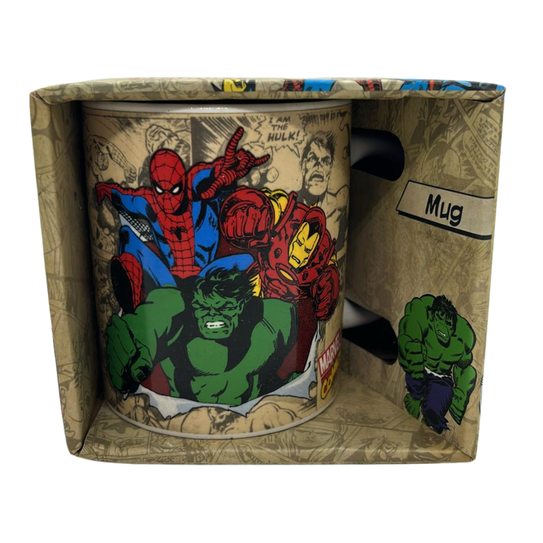 Marvel Comics Mug Spiderman, Hulk, Ironman - New in Box