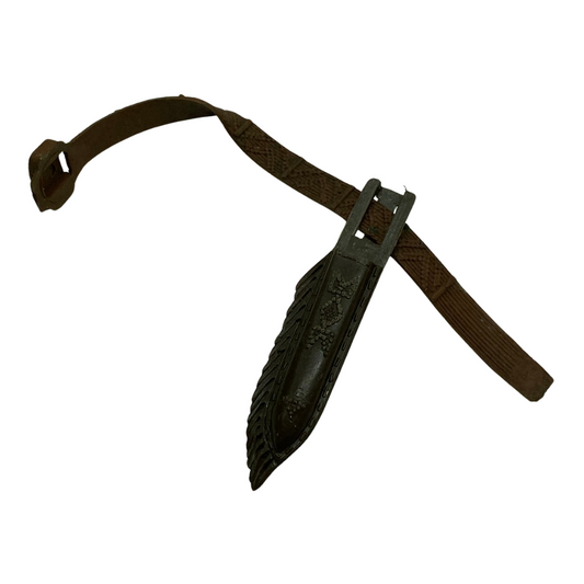Marx Cowboy Dagger, knife sheath part on belt