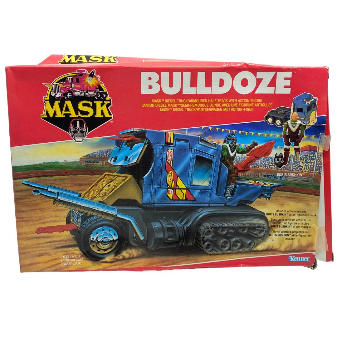 M.A.S.K. Bulldoze empty box good colour and condition by Kenner