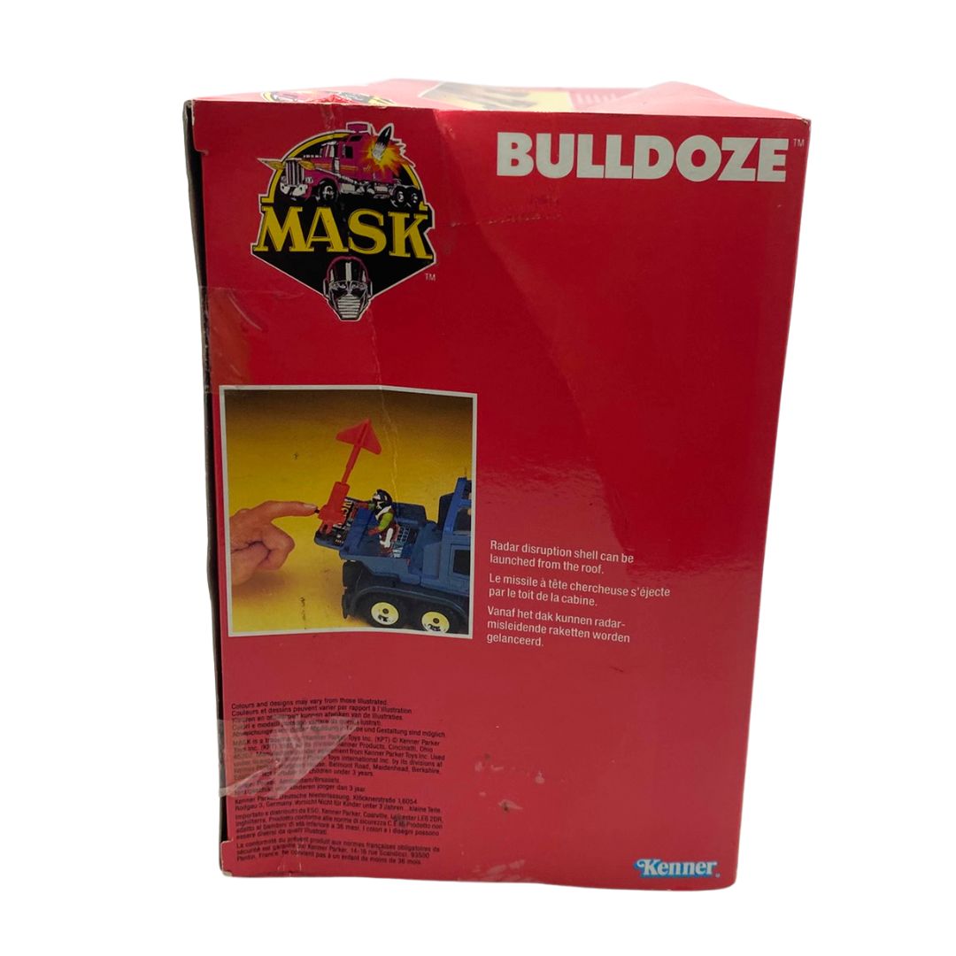 M.A.S.K. Bulldoze empty box good colour and condition by Kenner