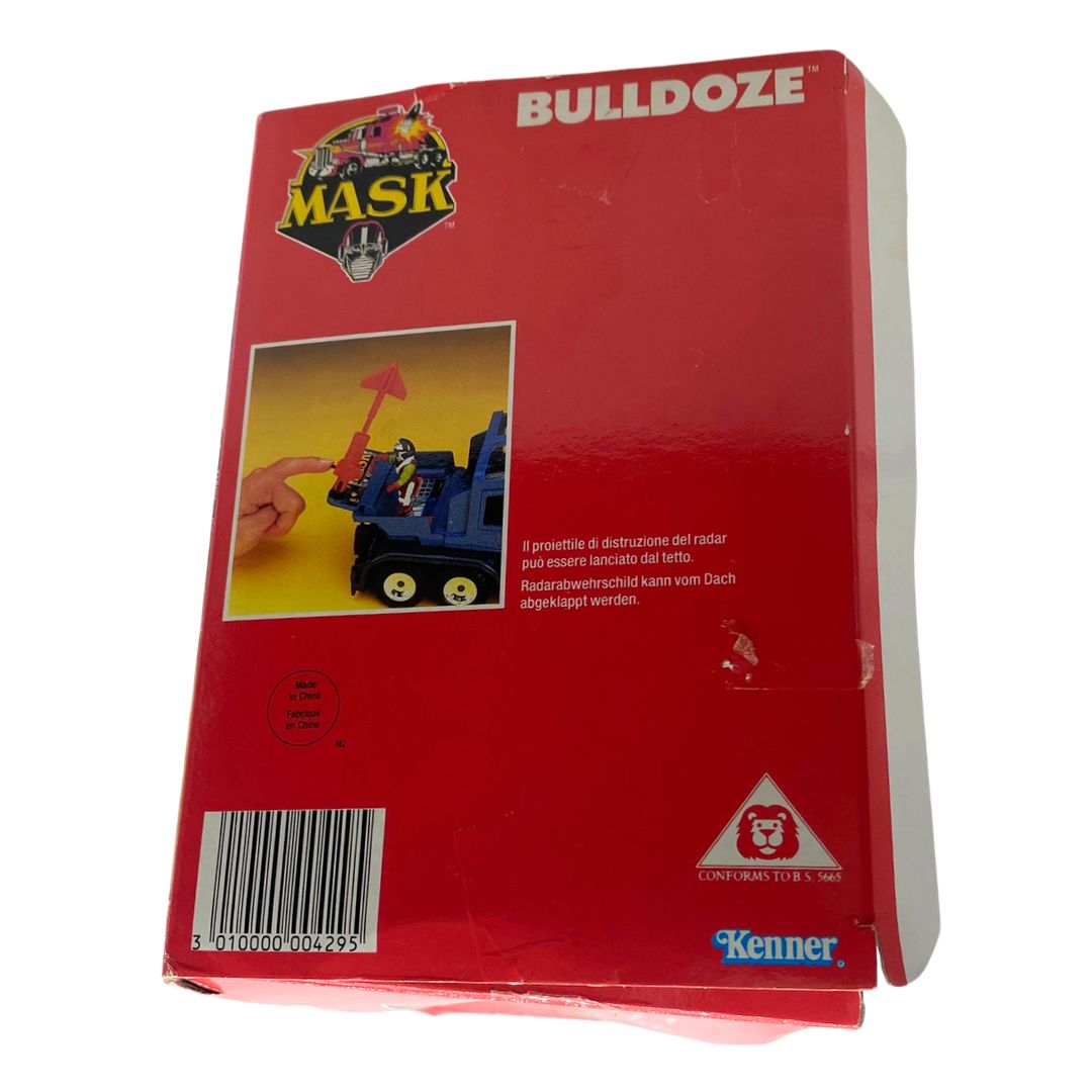 M.A.S.K. Bulldoze empty box good colour and condition by Kenner