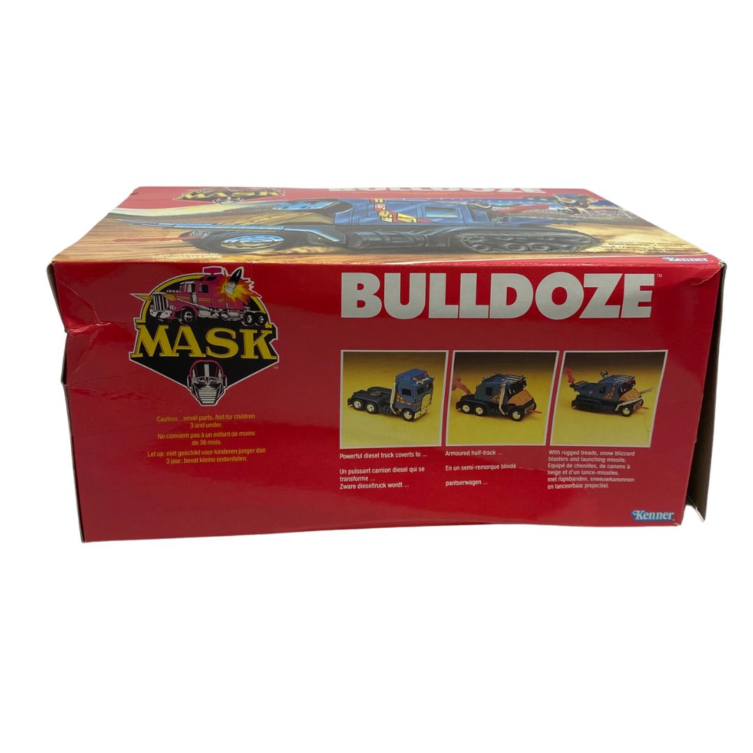 M.A.S.K. Bulldoze empty box good colour and condition by Kenner