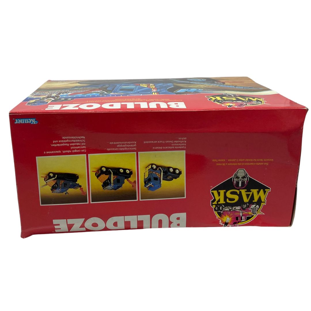 M.A.S.K. Bulldoze empty box good colour and condition by Kenner