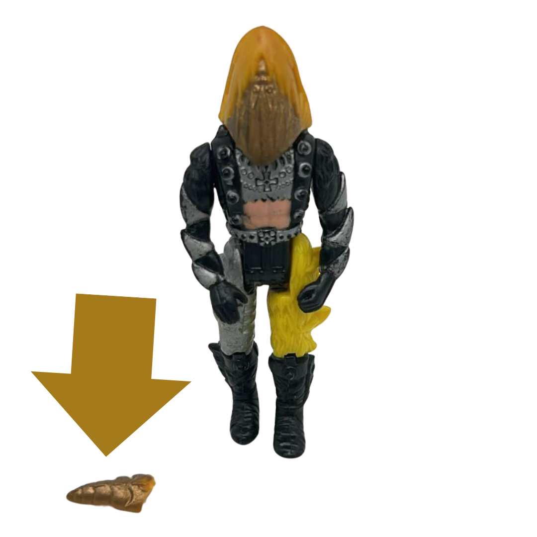 M.A.S.K Bruno Shepherd Barracuda / Jackal figure & damaged mask 425