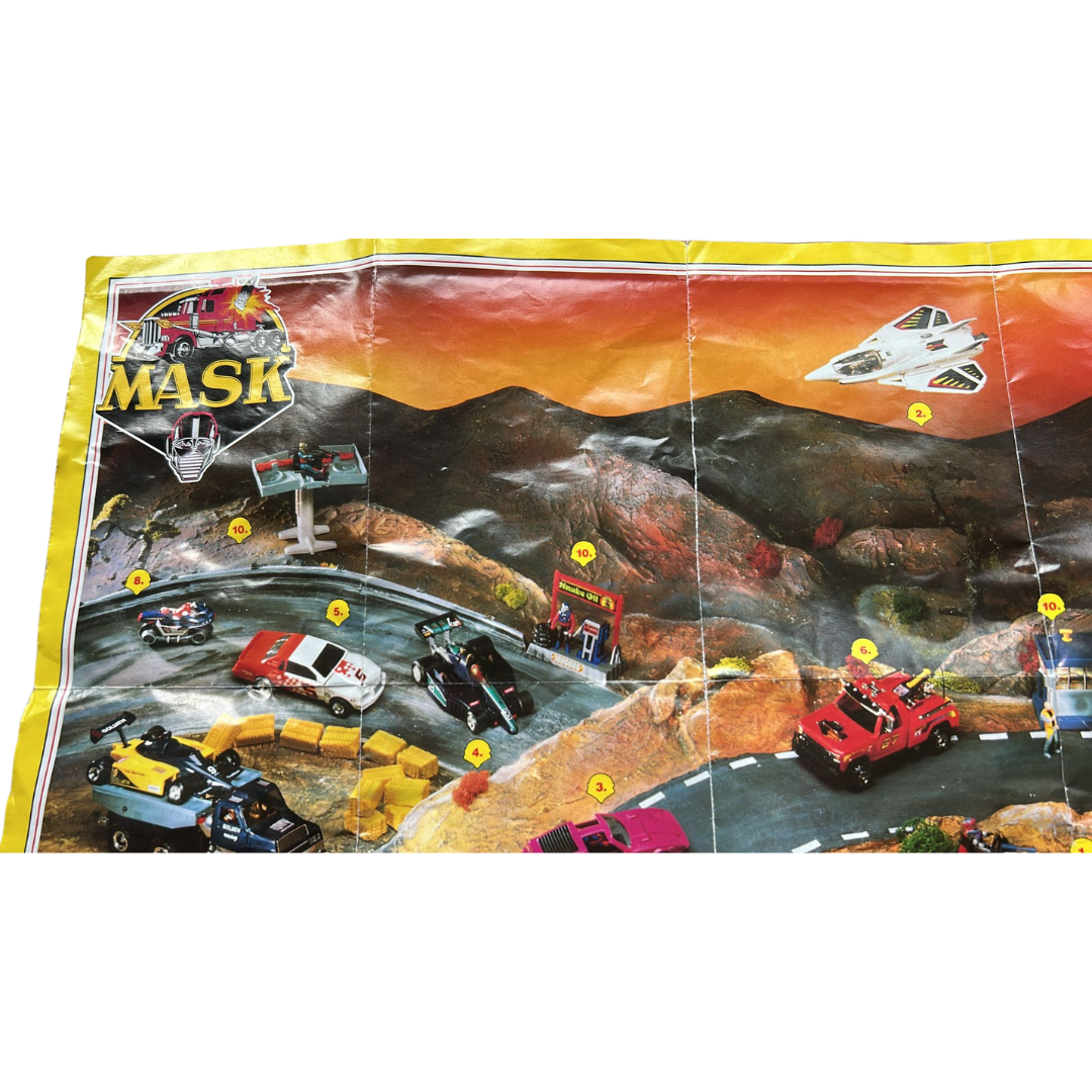M.A.S.K. Goliath vehicle instructions MASK by Kenner vintage toy poster 24