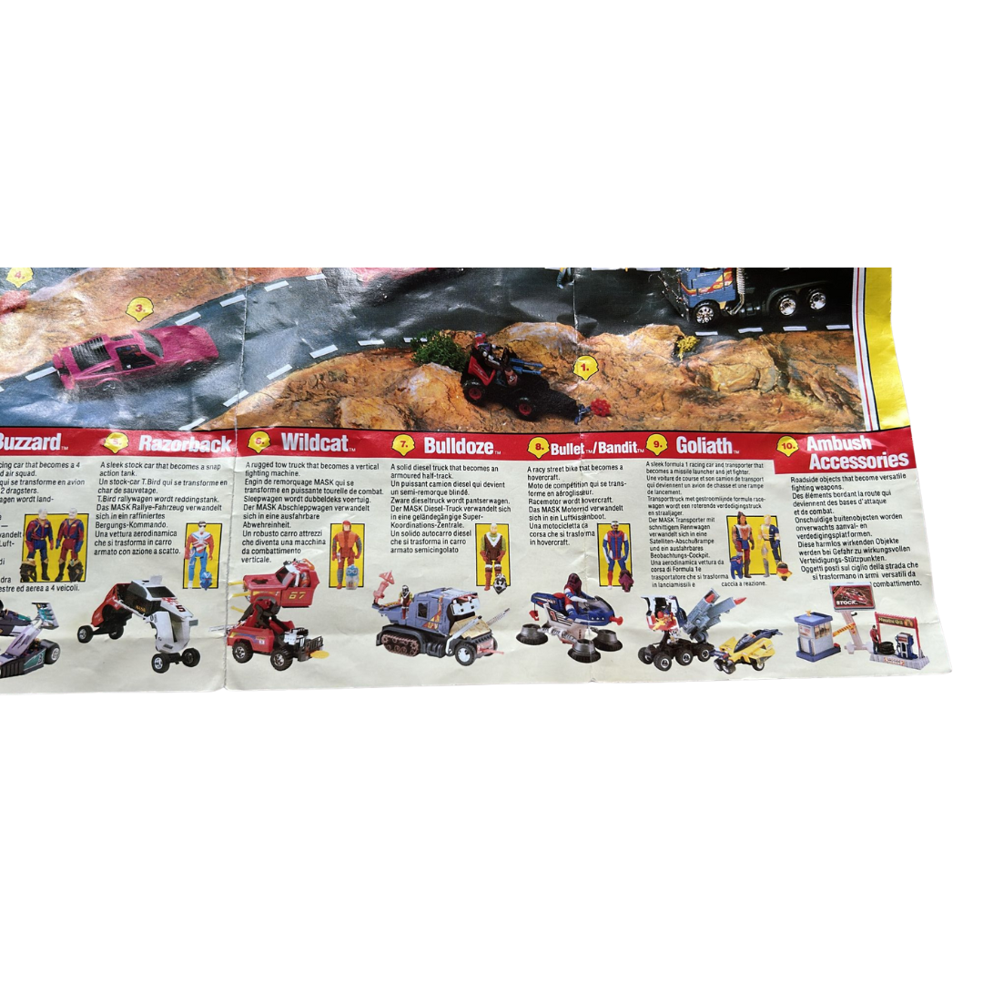 M.A.S.K. Goliath vehicle instructions MASK by Kenner vintage toy poster 24
