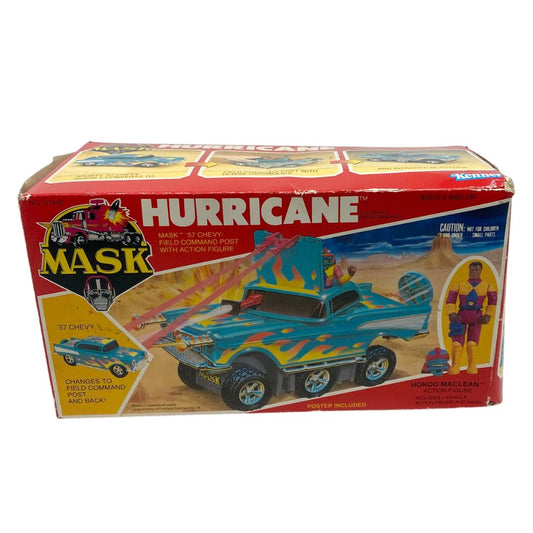 M.A.S.K. Hurricane empty box good colour  as shown by Kenner original