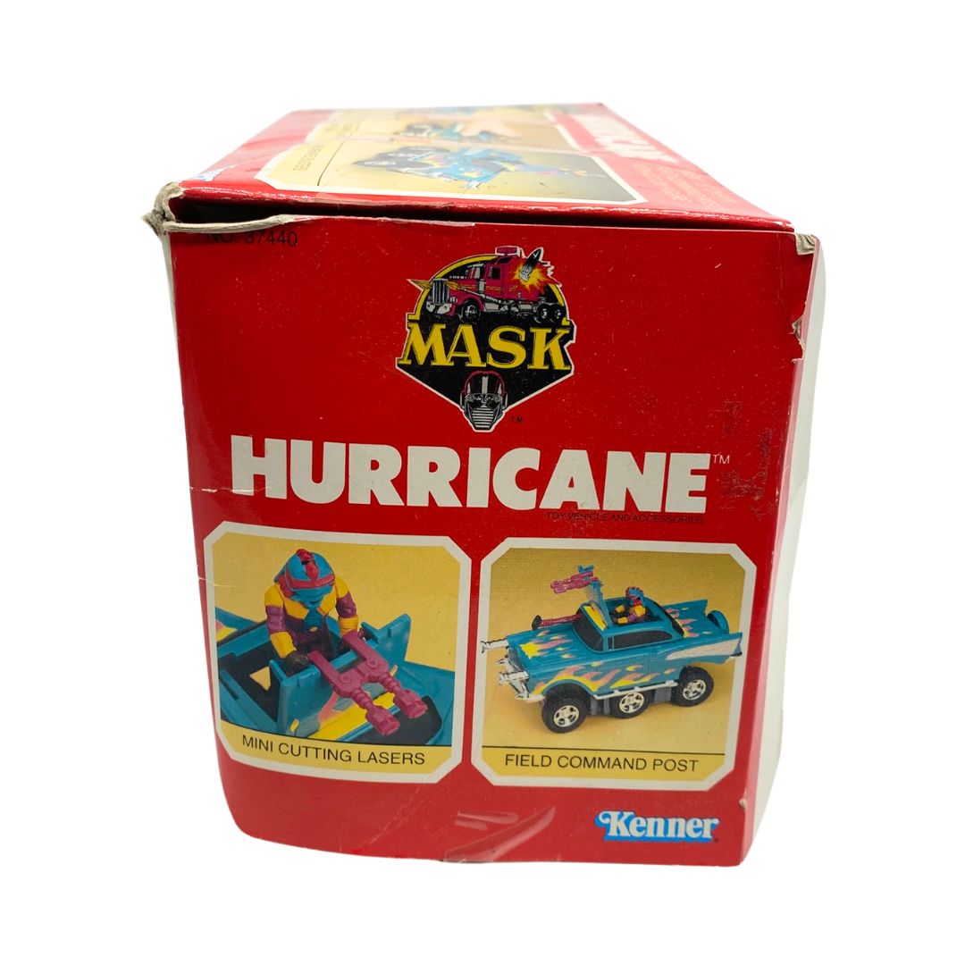 M.A.S.K. Hurricane empty box good colour  as shown by Kenner original