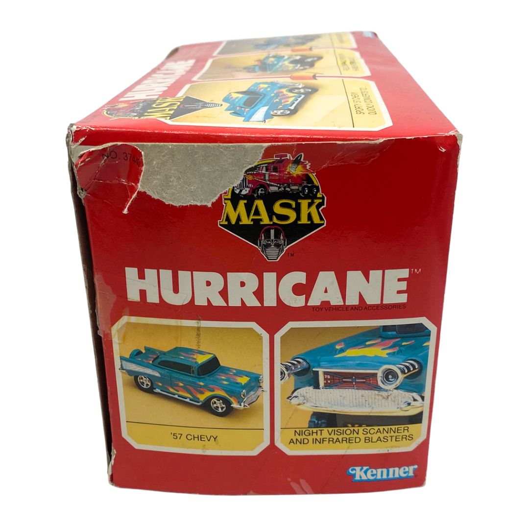 M.A.S.K. Hurricane empty box good colour  as shown by Kenner original