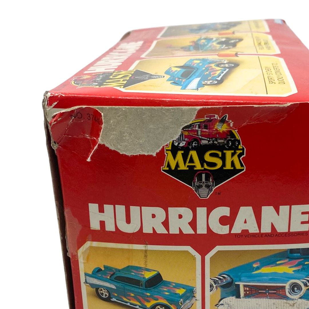 M.A.S.K. Hurricane empty box good colour  as shown by Kenner original