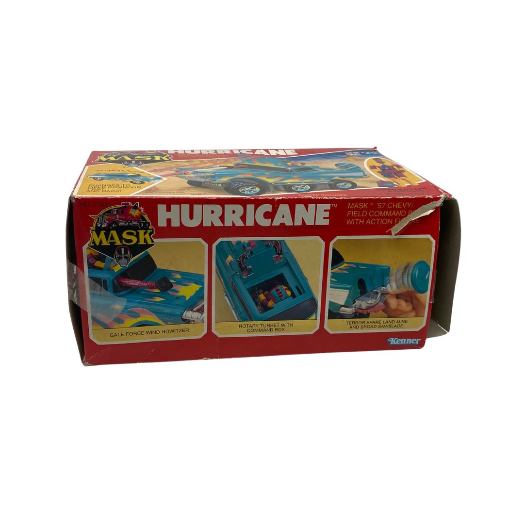 M.A.S.K. Hurricane empty box good colour  as shown by Kenner original