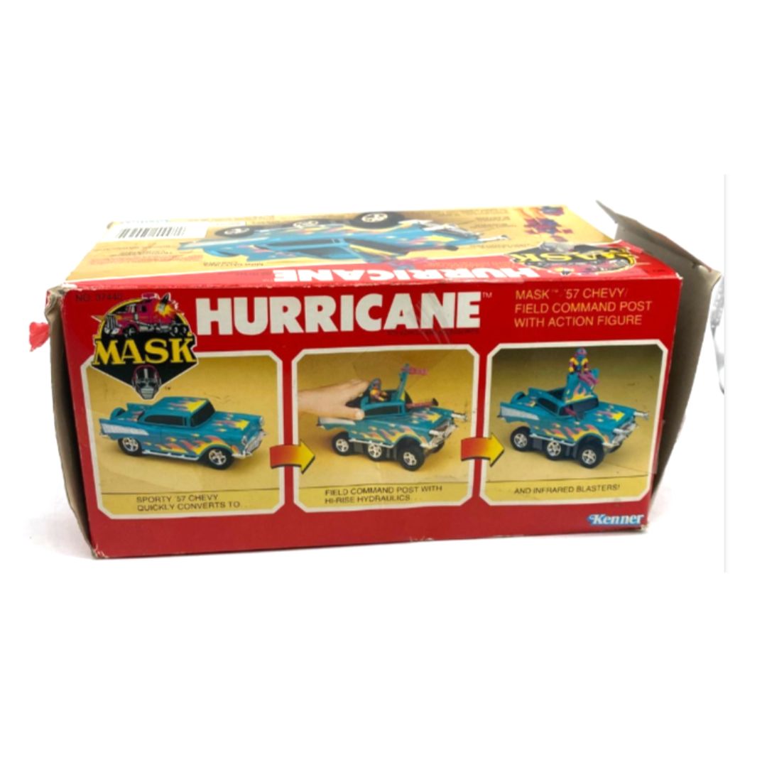M.A.S.K. Hurricane empty box good colour  as shown by Kenner original