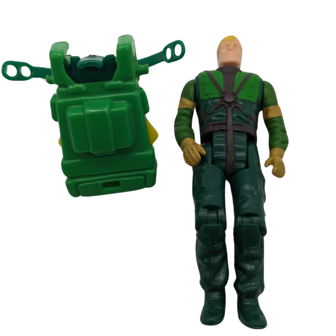 Vintage Kenner M.A.S.K. Jungle Challenge figure & backpack 290