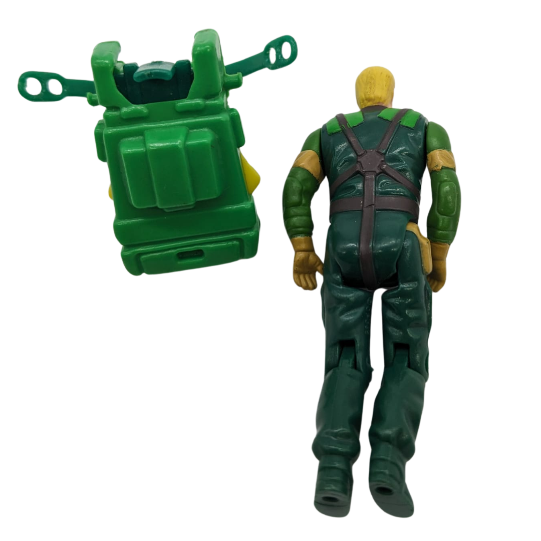 Vintage Kenner M.A.S.K. Jungle Challenge figure & backpack 290