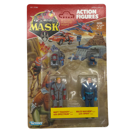 MASK, M.A.S.K. MOC Matt Trakker and Miles Mayhem 444