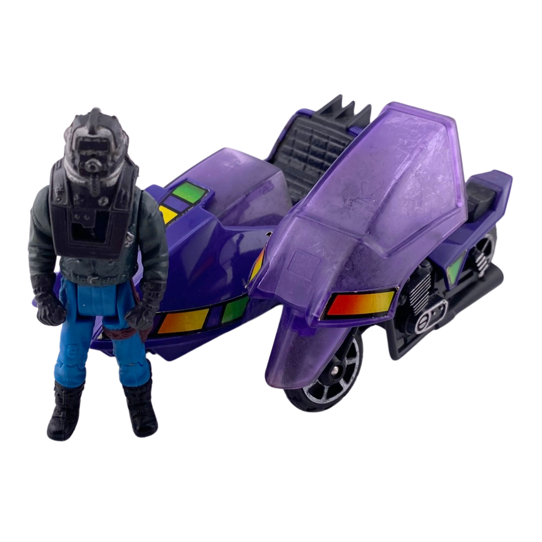 M.A.S.K. Piranha complete vehicle with Sly Rax and mask 259