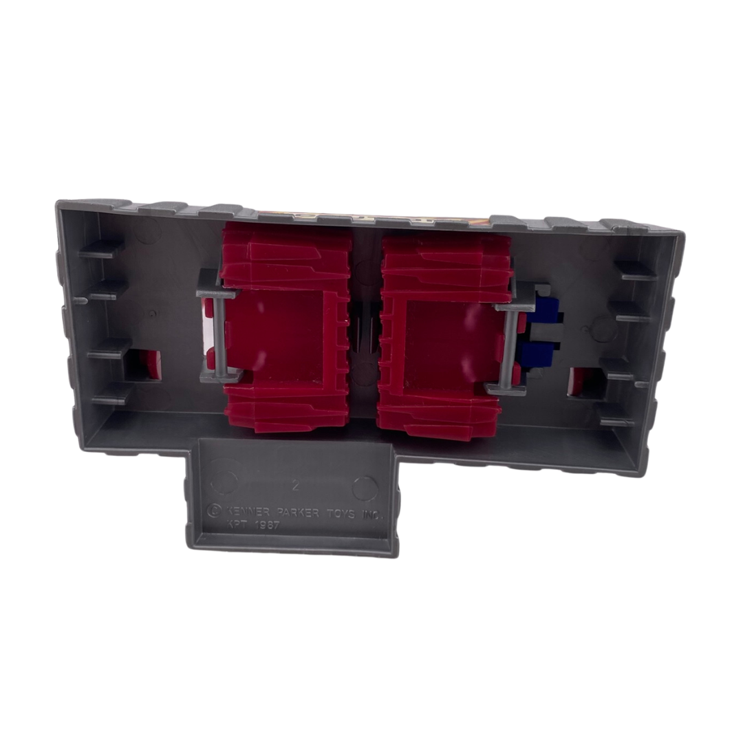 M.A.S.K. Pitstop Catapult with Sly Rax & two tyres near complete 267