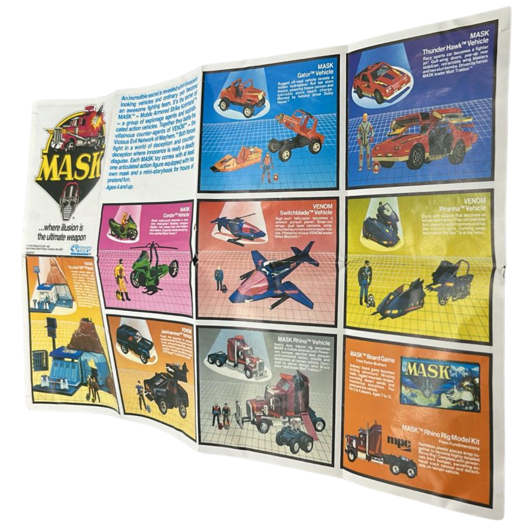 Vintage M.A.S.K. / MASK toy product poster 255A