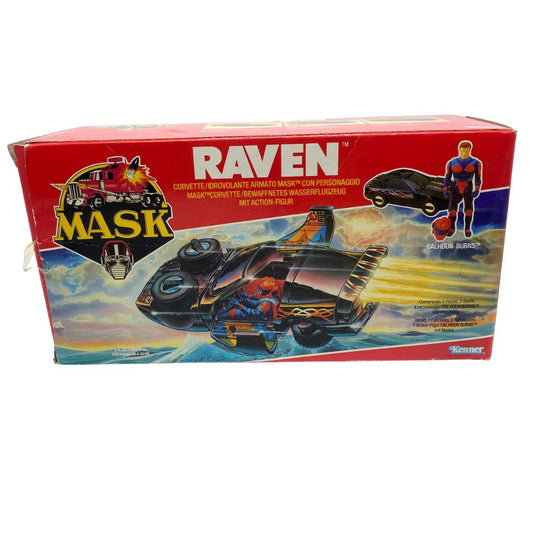 M.A.S.K. Raven empty box good colour and condition as shown by Kenner original