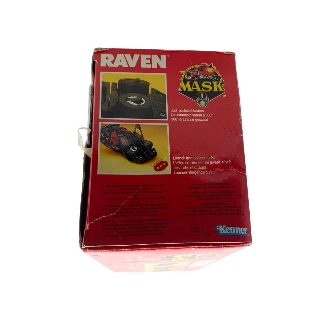 M.A.S.K. Raven empty box good colour and condition as shown by Kenner original