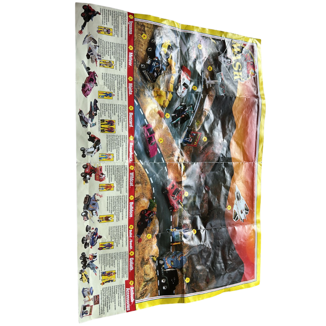 M.A.S.K. Goliath vehicle instructions MASK by Kenner vintage toy poster 24