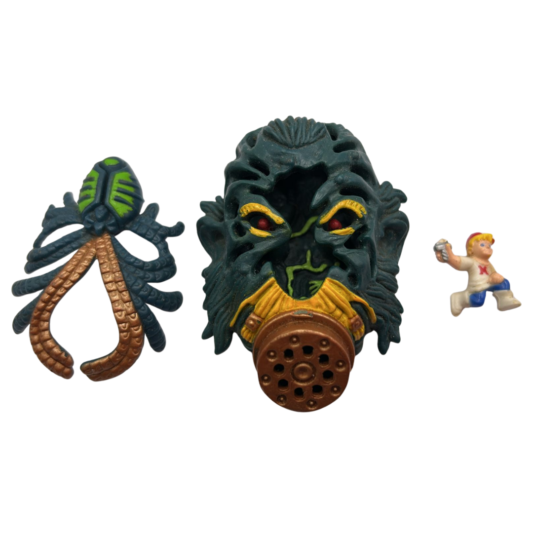 Mighty Max Mecha Crawler Monster Head set with Max figure (damaged sword) 855
