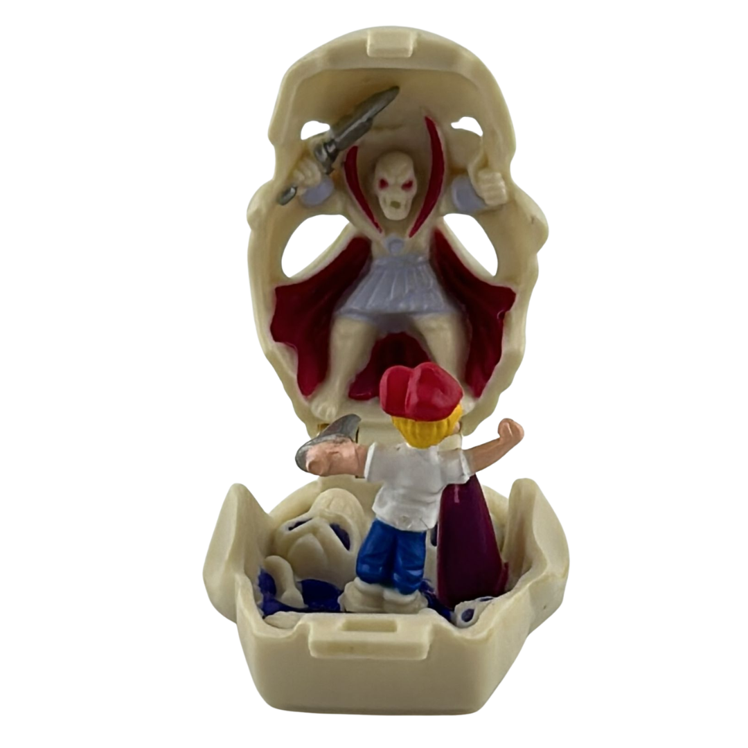 Mighty Max Skull Master Shrunken Head complete with Max figure 886