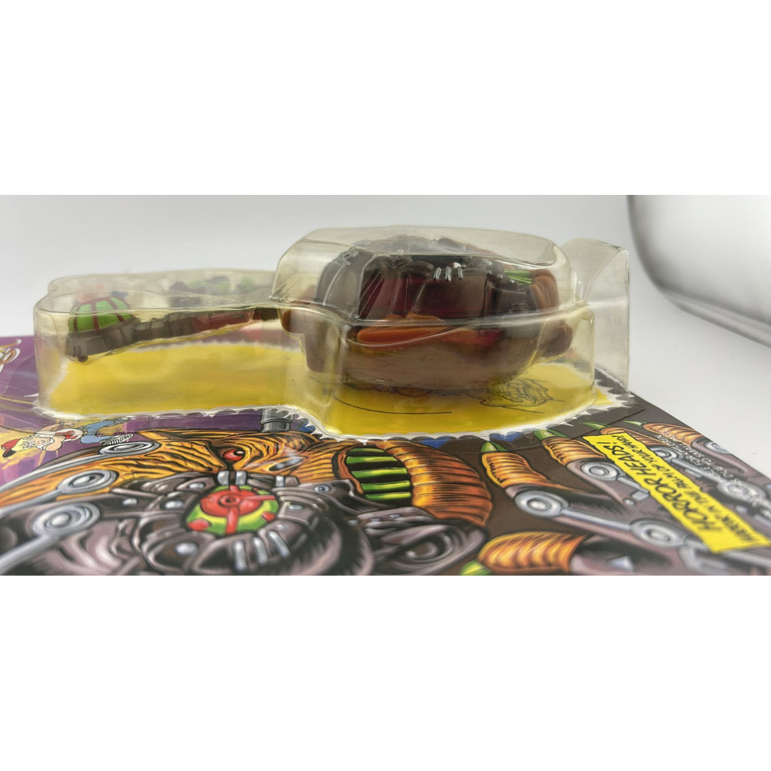 Mighty Max Battles Skull Warrior Horror Heads mint on card MOC on Bluebird card