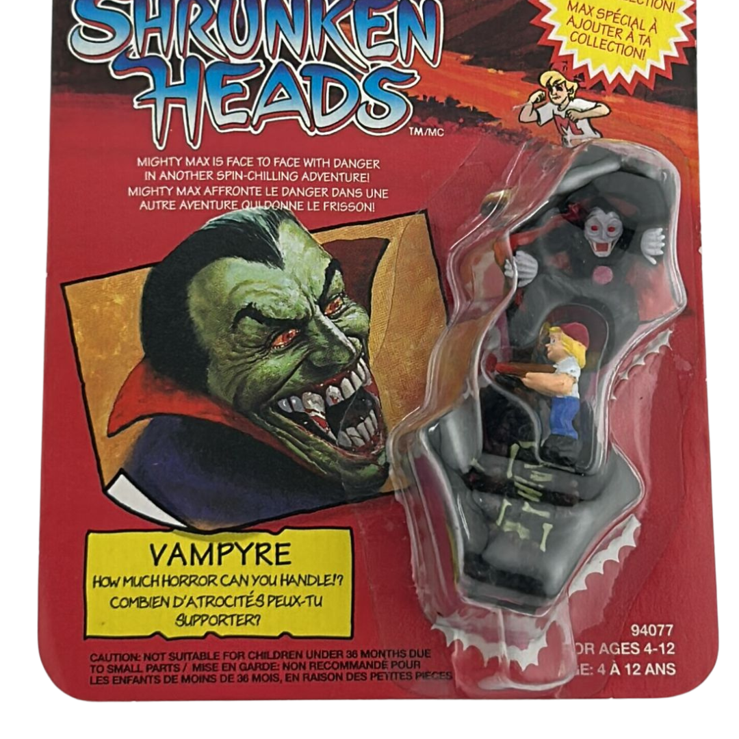 Mighty Max Vampyre / Vampire Shrunken Heads MOC on Candian card