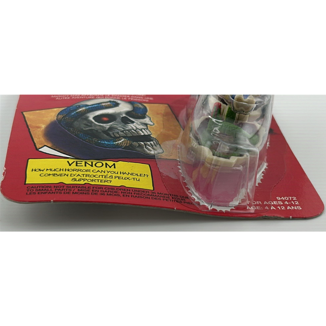 Mighty Max Venom Shrunken Heads MOC on Canadian card Irwin toys 142