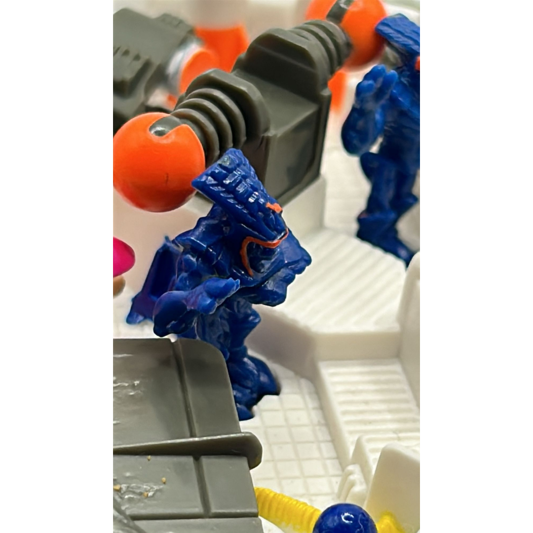 Mighty Max Terminates Wolfship 7 complete Doom Zone set vintage toy 432