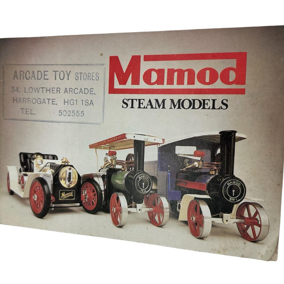 Mamod toys  Steam Models toy advert leaflet with retail 1979 price list 226
