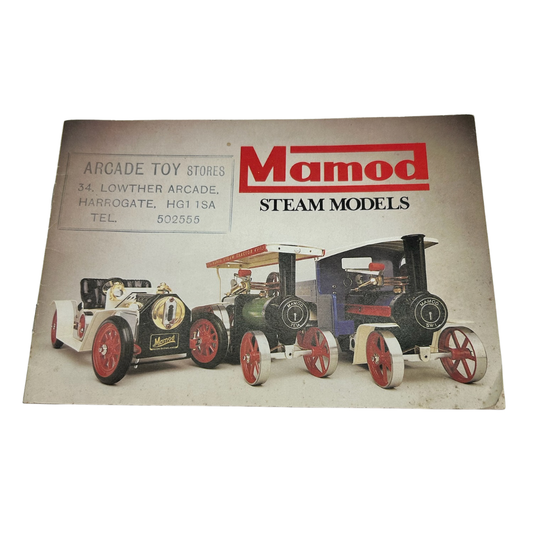 Mamod toys  Steam Models toy advert leaflet with retail 1979 price list 226