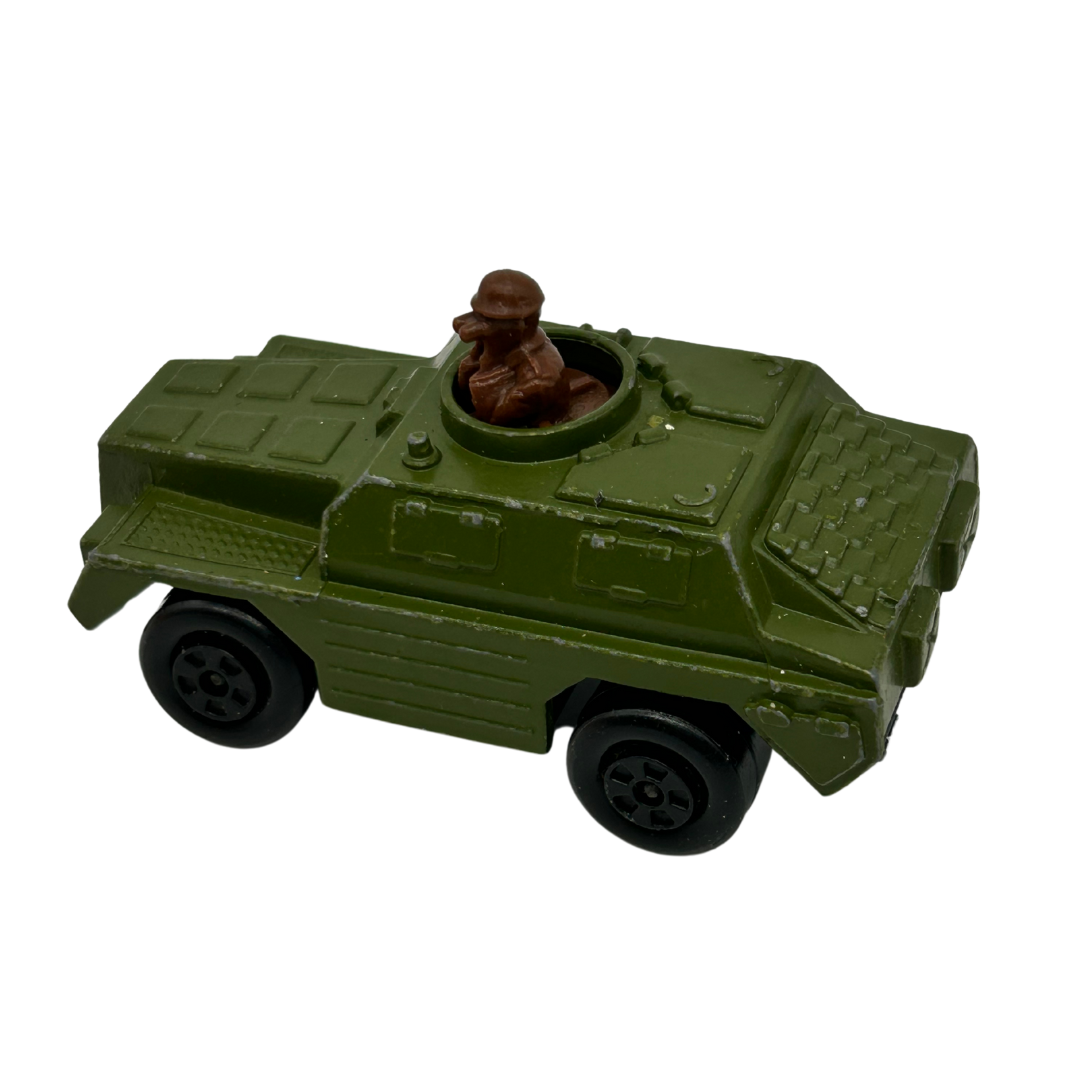 Matchbox No 28 Stoat military vehicle 1973 Rolamatics