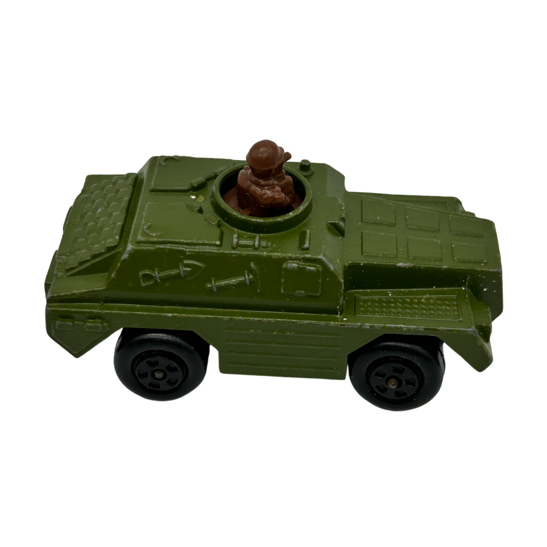 Matchbox No 28 Stoat military vehicle 1973 Rolamatics