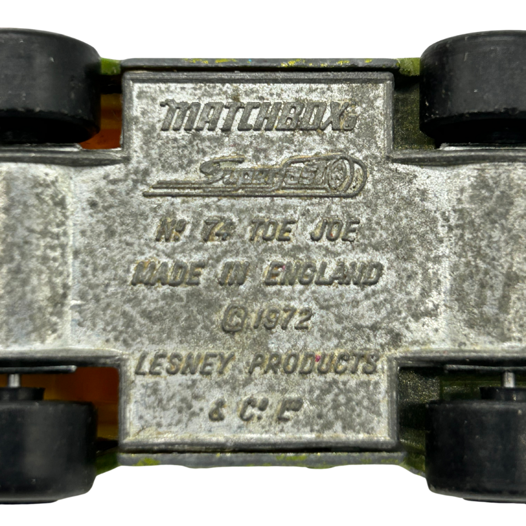 Vintage Matchbox Superfast N⁰74 Toe Joe Wreck Truck