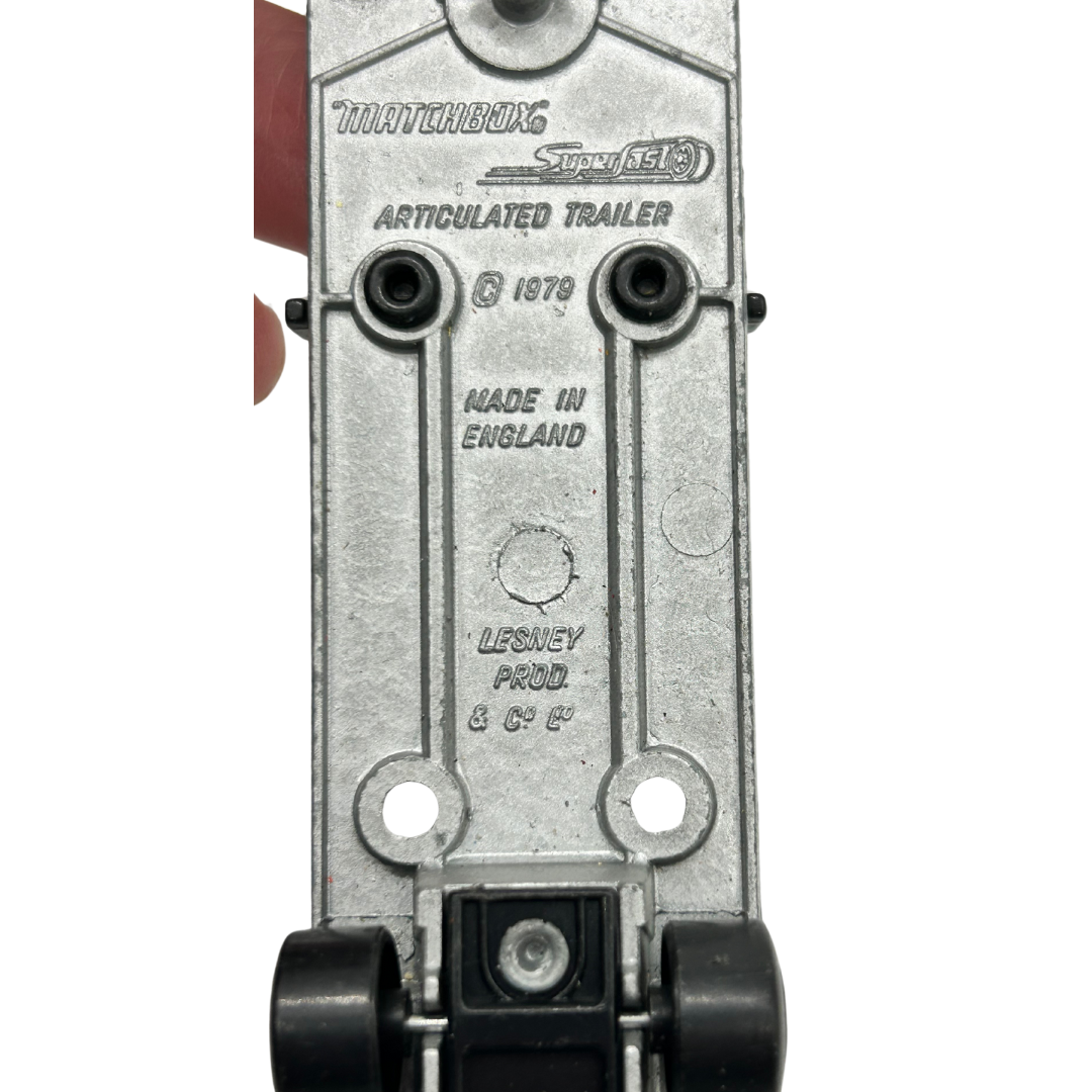 Matchbox Articulated trailer 1979 made in England Superfast