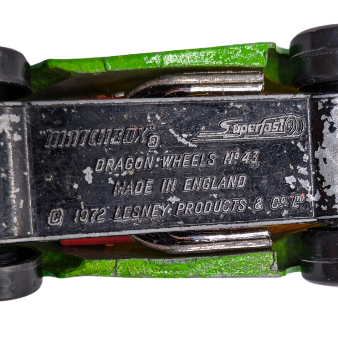 Matchbox Dragon Wheels No.43 Superfast 1972 made in England