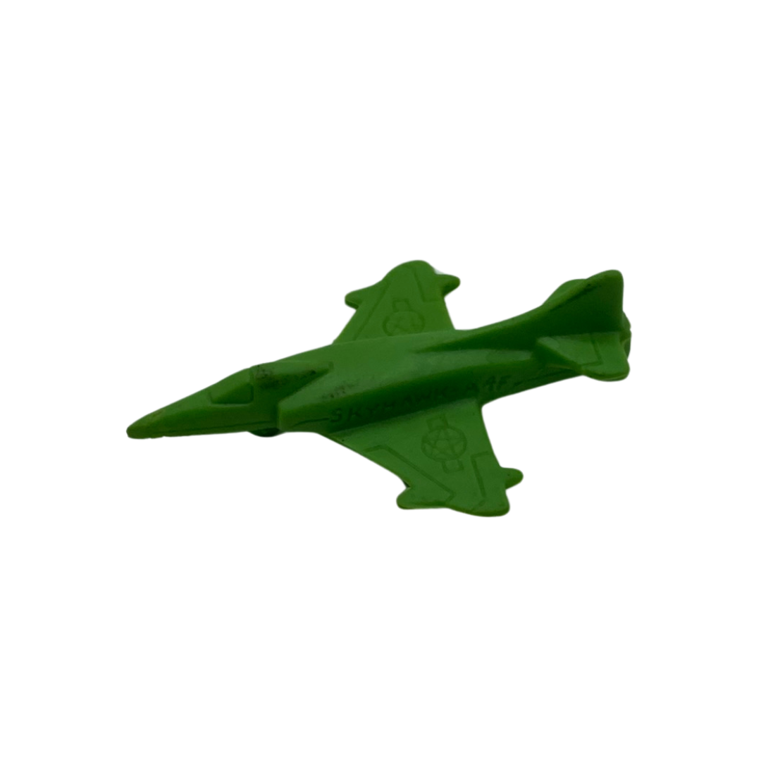 Matchbox Lesney Rubber Eraser Skyhawk Fighter Jet Green military plane 330