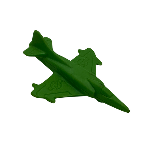 Matchbox Lesney Rubber Eraser Skyhawk Fighter Jet Green military plane 330