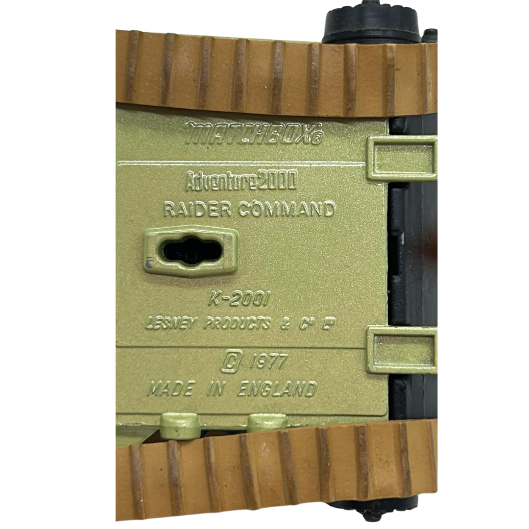 Matchbox Raider Command 1977 Adventure 2000 with two missiles 5