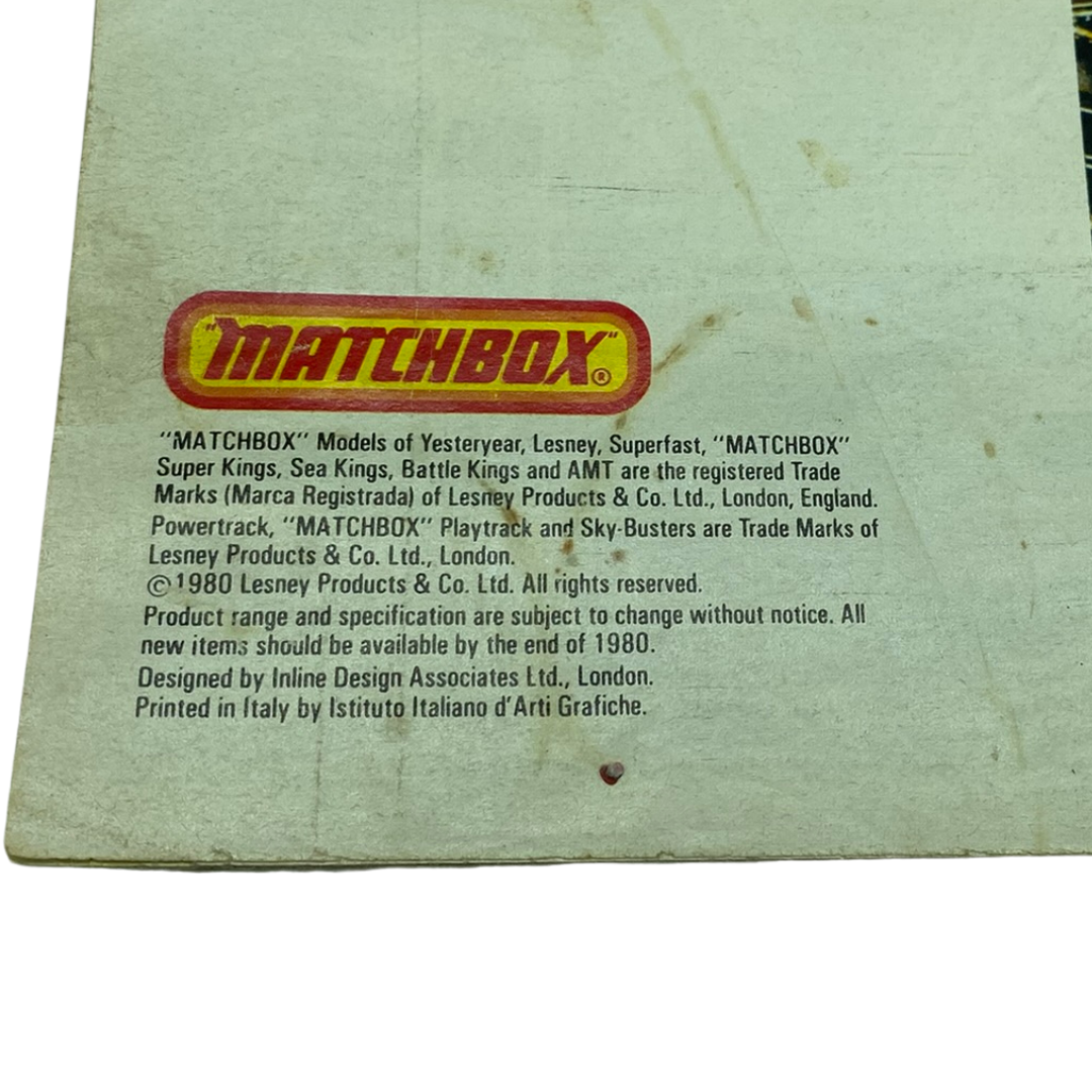 Matchbox Toys 1980 - 1981 toy catalogue / product catalogue Lesney 101