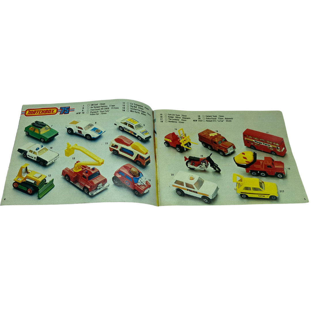 Matchbox Toys 1980 - 1981 toy catalogue / product catalogue Lesney 101