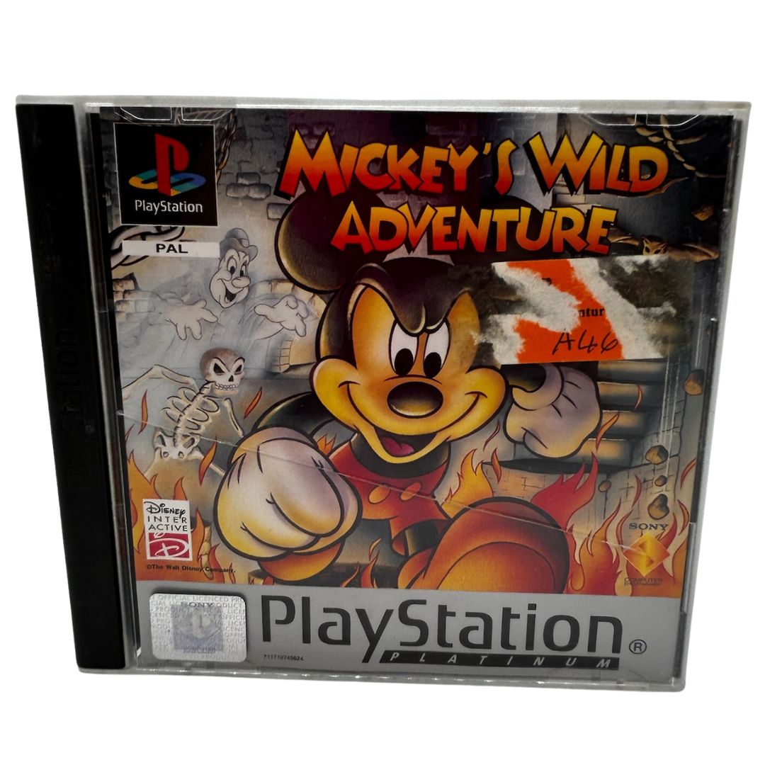 Mickey's Wild Adventure with manual PS1 Platinum PlayStation Complete PAL