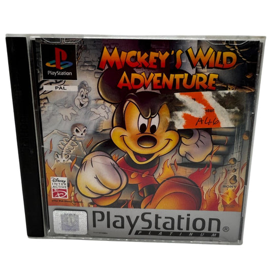 Mickey's Wild Adventure with manual PS1 Platinum PlayStation Complete PAL