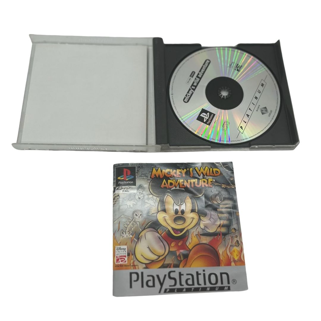 Mickey's Wild Adventure with manual PS1 Platinum PlayStation Complete PAL