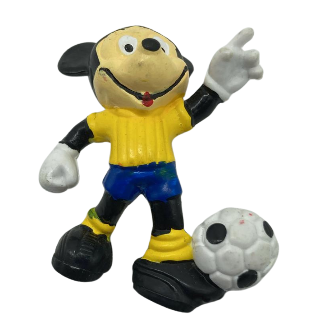 Mickey Mouse football / soccer figure  Gulpritt vinyl vintage 1970s 1980s