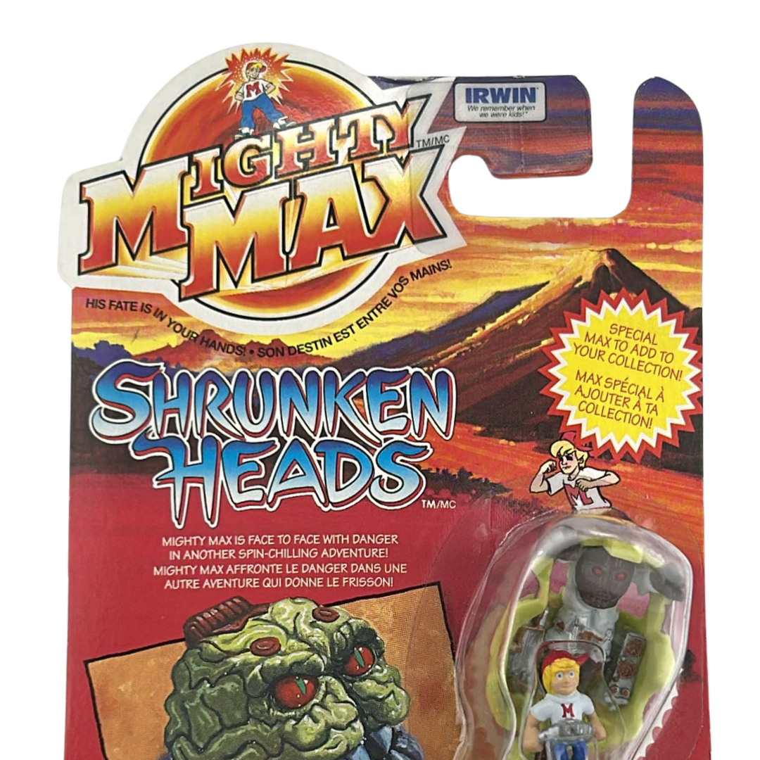Mighty Max Lobotix Shrunken Heads MOC on Canadian card Irwin toys
