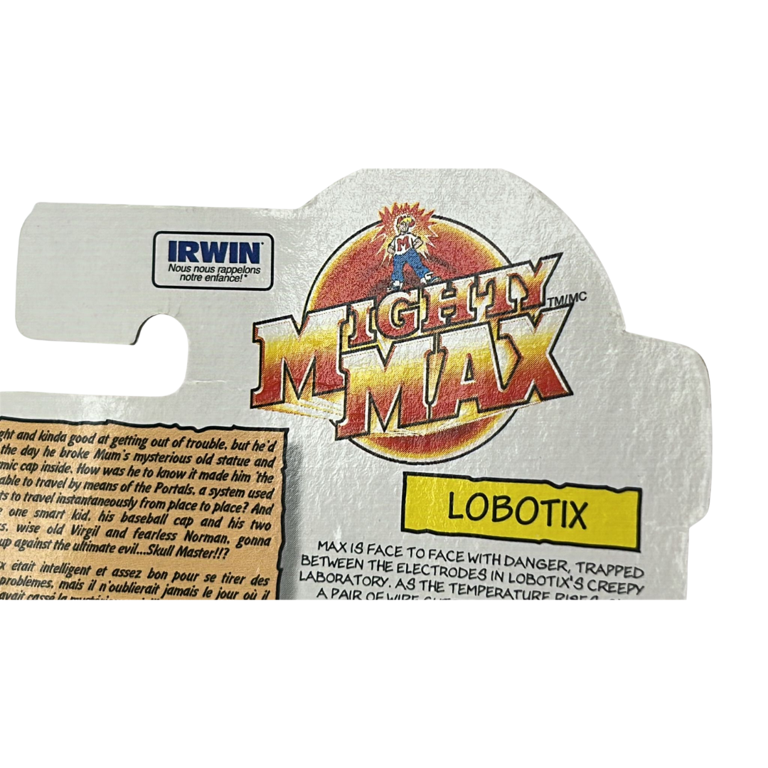 Mighty Max Lobotix Shrunken Heads MOC on Canadian card Irwin toys